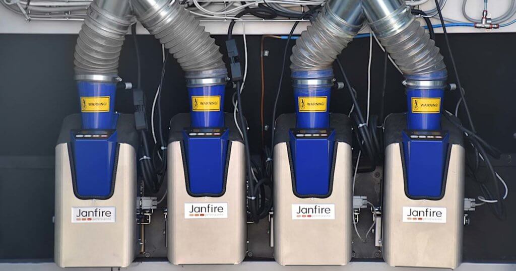 Janfire luftvärme 100 KWh